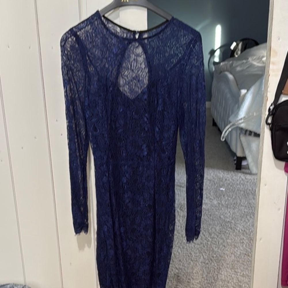 Xhilaration Blue Lace Dress